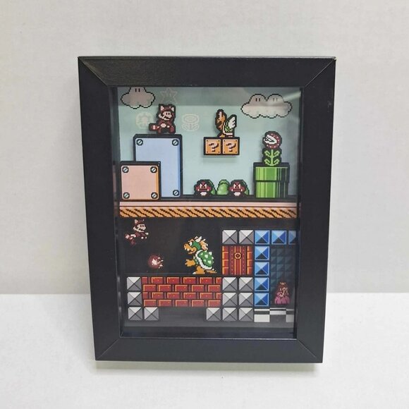 Super Mario 3 Shadow Box Diorama 3D Pop Art - Picture 2 of 5